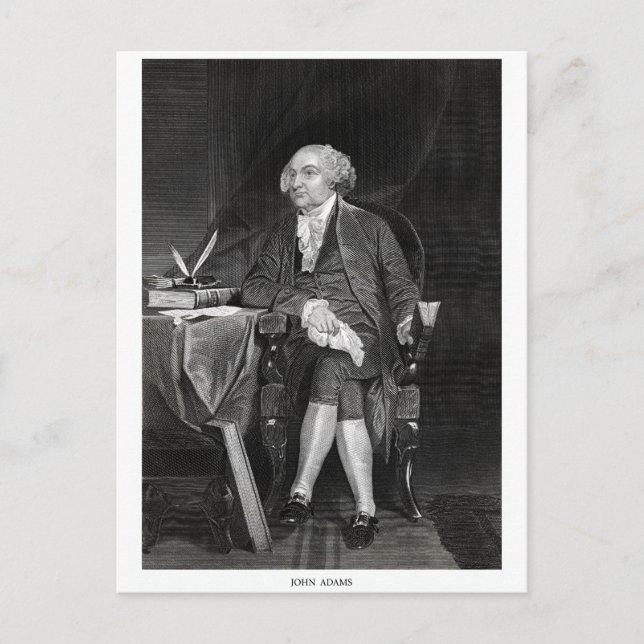 Postal John Adams (Anverso)