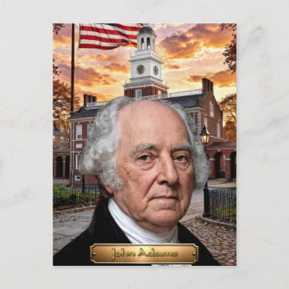Postal John Adams: 2º Presidente de los Estados Unidos