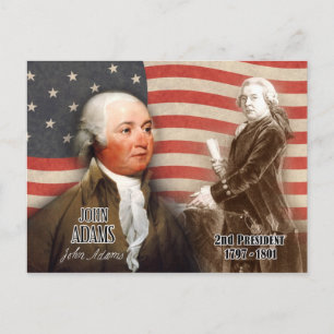 Postal John Adams - 2do presidente de EEUU