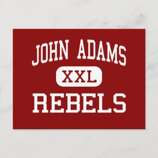 Postal John Adams - Rebeldes - Escuela Secundaria - Cleve