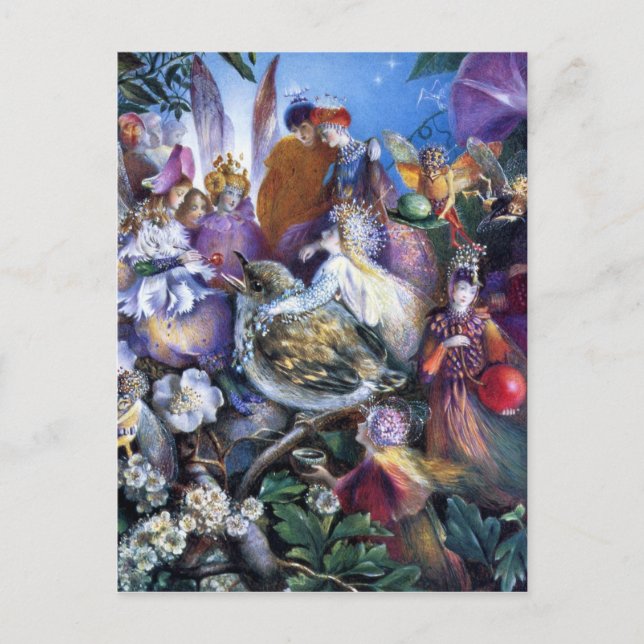 Postal John Anster Fitzgerald: El fracaso (Anverso)