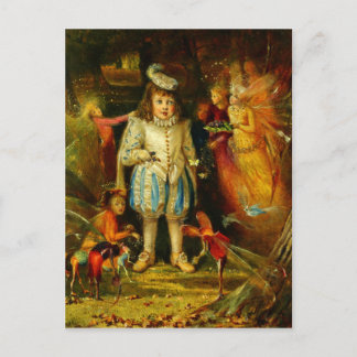 Postal John Anster Fitzgerald: Tierra de hadas