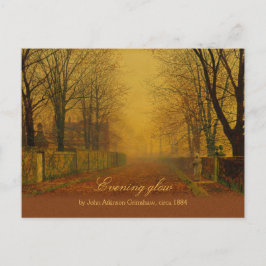 Postal John Atkinson Grimshaw Noche brillante CC0869
