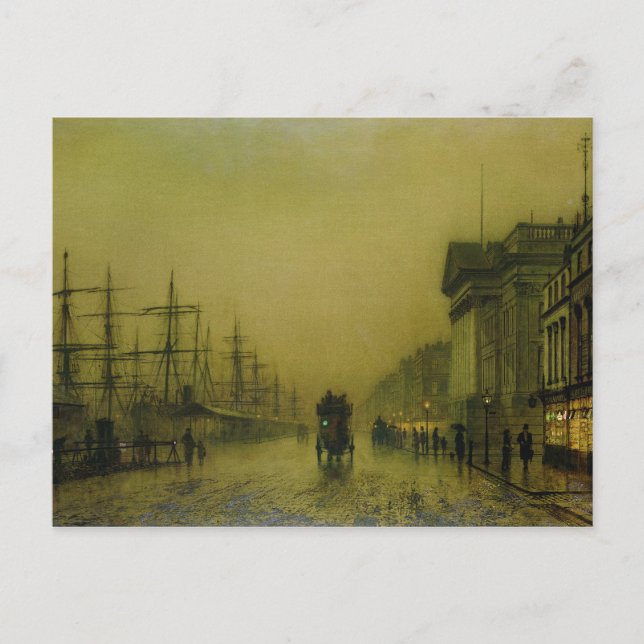Postal John Atkinson Grimshaw | Personalizados de los Doc (Anverso)