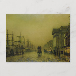Postal John Atkinson Grimshaw Personalizados de los Doc