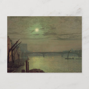 Postal John Atkinson Grimshaw   Puente Southwark, 1882 (o