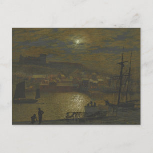 Postal John Atkinson Grimshaw - Whitby de cabeza escocesa