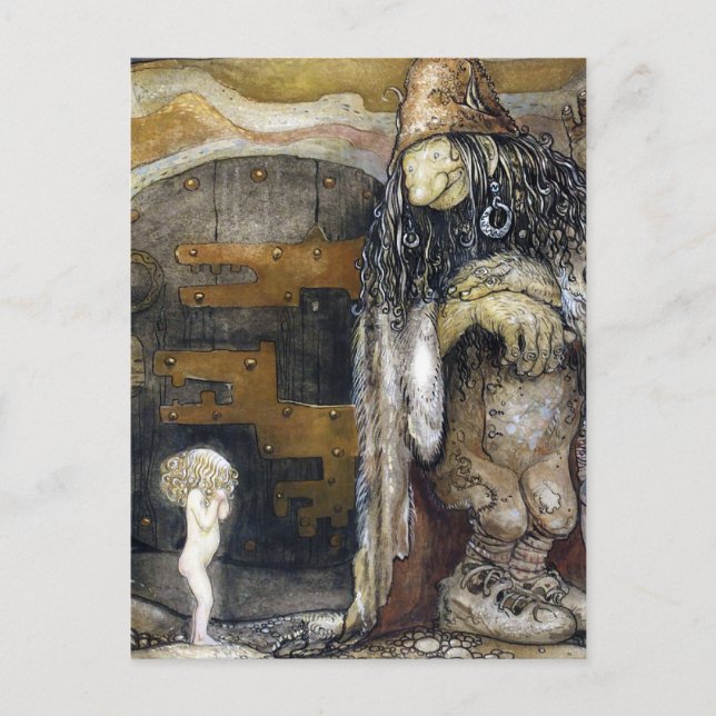 Postal John Bauer Troll (Anverso)