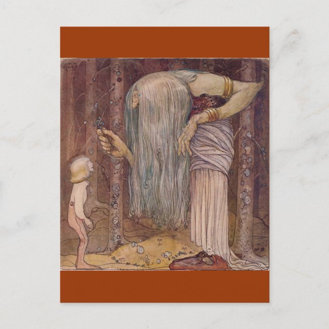 Postal John Bauer TROLL HERB (Anverso)