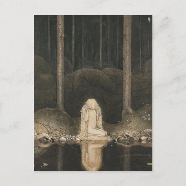 Postal John Bauer - Truvstarr (Anverso)