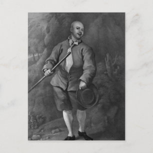Postal John Broughton, grabado por F. Ross, 1842