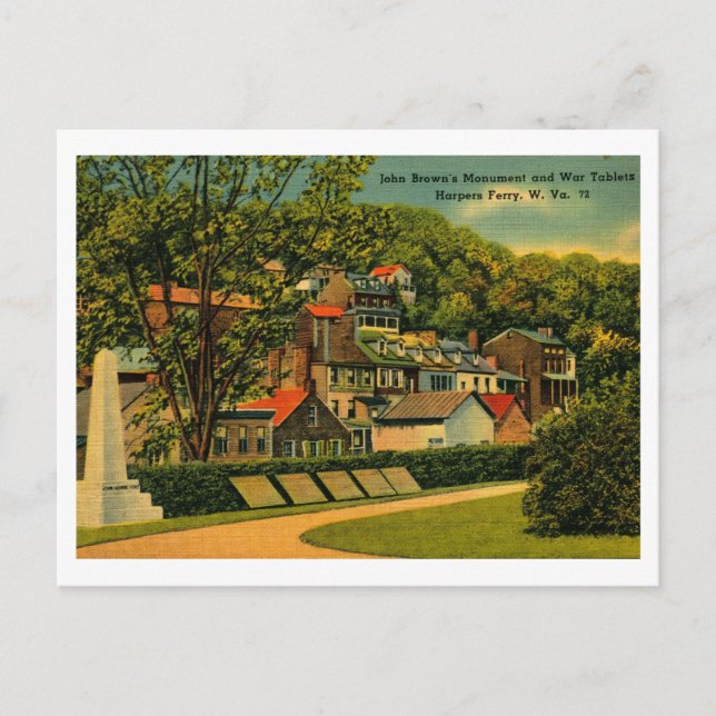 Postal John Brown Monument Harper's Ferry West Virginia (Anverso)