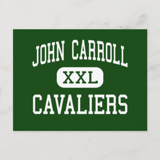 Postal John Carroll - Cavaliers - Católico - Birmingham