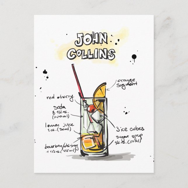 Postal John Collins (Anverso)