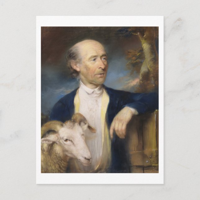 Postal John Collins de Devizes (fl.1771-99) 1799 (pastel) (Anverso)