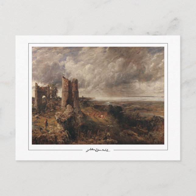 Postal John Constable #13 - Postcard Bella Artes (Anverso)