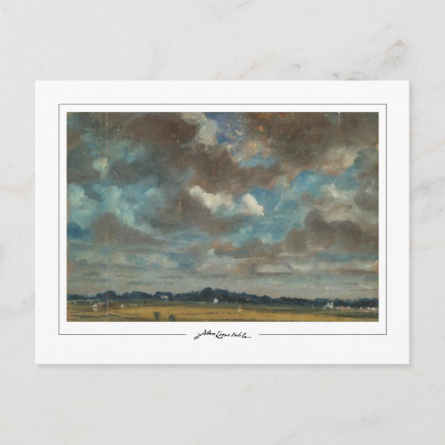 Postal John Constable #21 - Postcard Bella Artes (Anverso)