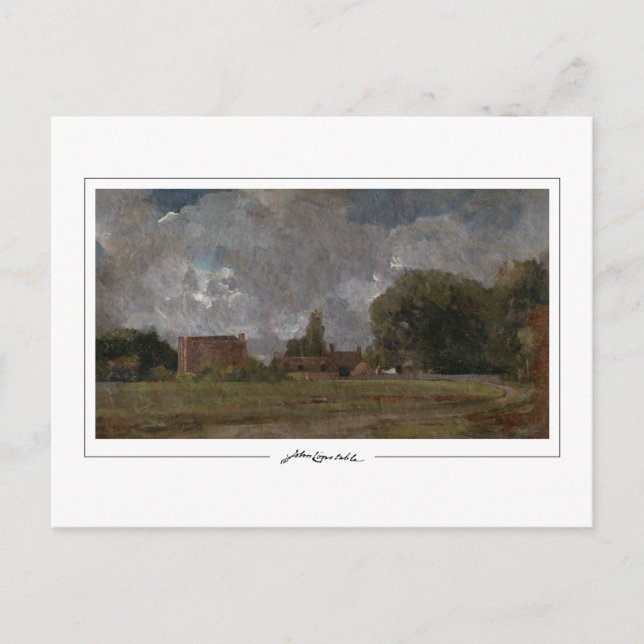 Postal John Constable #24 - Postcard Bella Artes (Anverso)