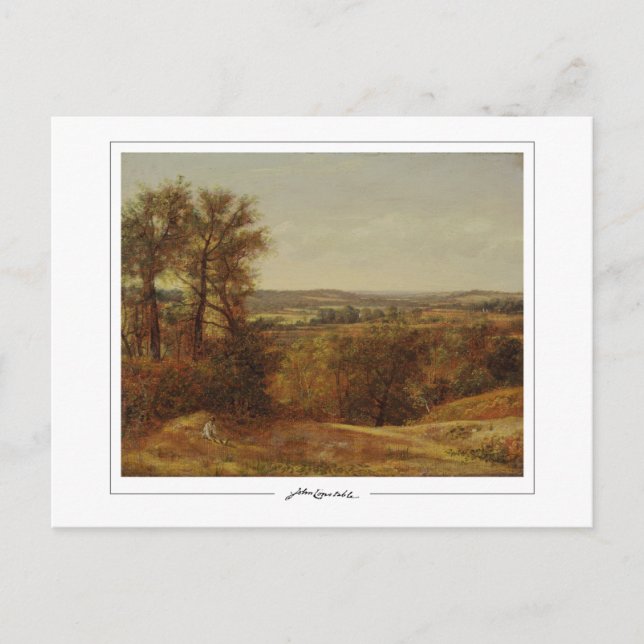Postal John Constable #33 - Postcard Bella Artes (Anverso)