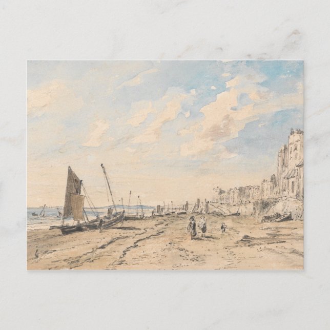 Postal John Constable - Brighton Beach Look West (Anverso)
