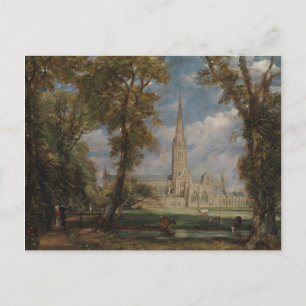 Postal John Constable Catedral de Salisbury de Bish
