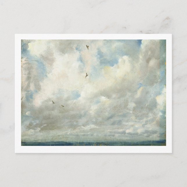Postal John Constable | Cloud Study, 1821 (aceite sobre p (Anverso)