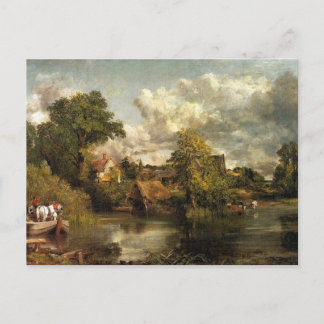 Postal John Constable - El arte del caballo blanco