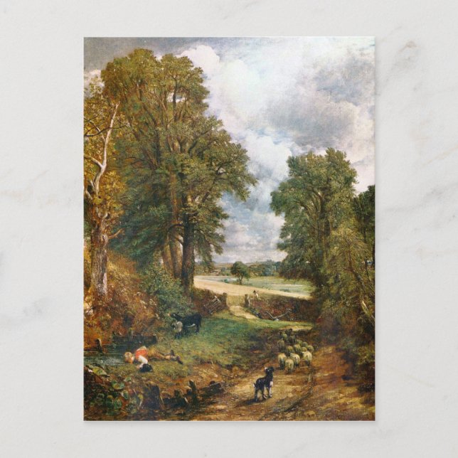 Postal John Constable - El campo de golf de 1826 (Anverso)