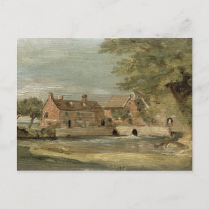 Postal John Constable   Flatford Mill (aceite en panel)