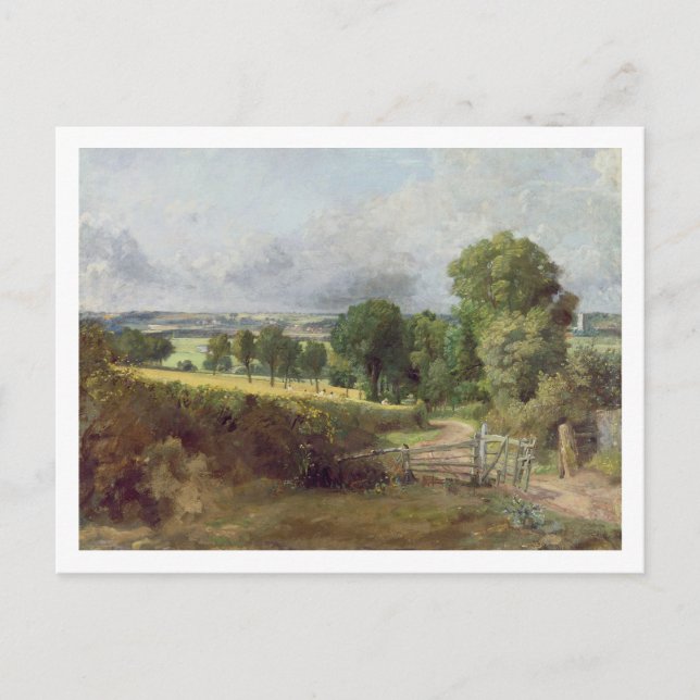 Postal John Constable | La entrada a Fen Lane (Anverso)