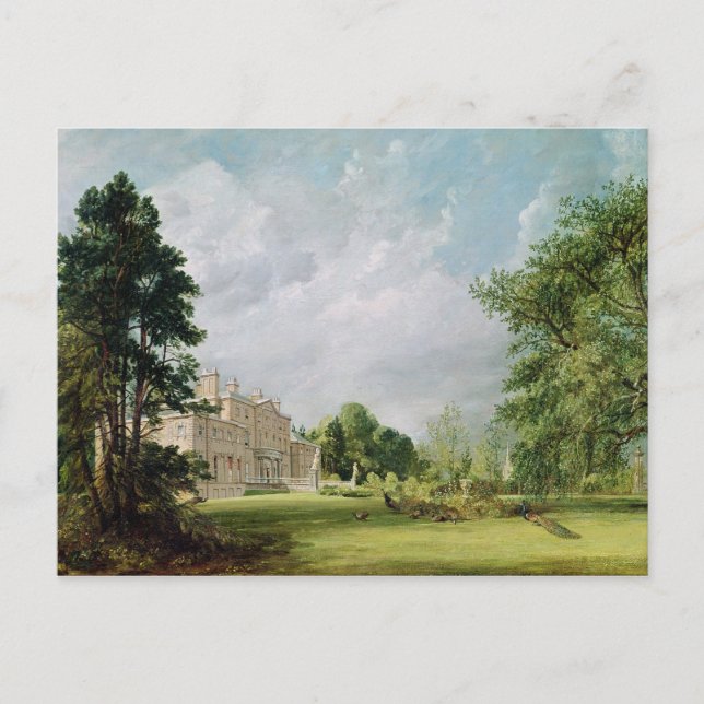 Postal John Constable | Malvern Hall, Warwickshire, 1821 (Anverso)