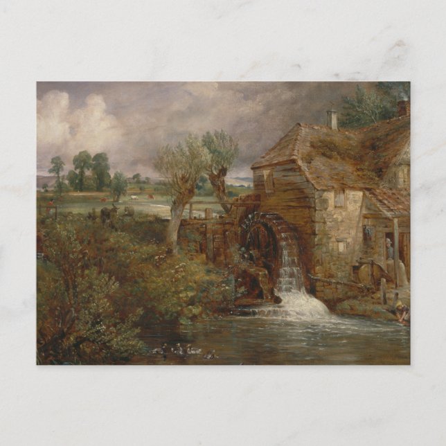 Postal John Constable - Parham Mill, Gillingham (Anverso)