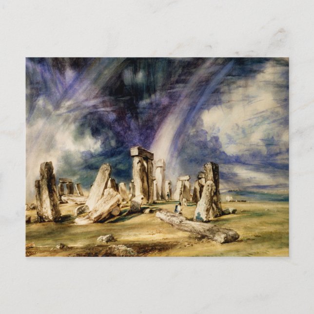 Postal John Constable - Stonehenge (Anverso)
