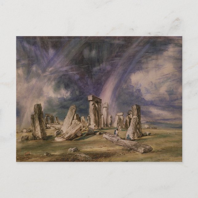 Postal John Constable | Stonehenge, 1835 (Anverso)