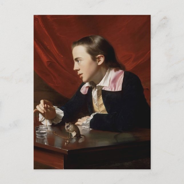 Postal John Copley-Boy with Squirrel (Henry Pelham) (Anverso)