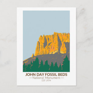 Postal John Day Fossil Beds National Monument Oregon