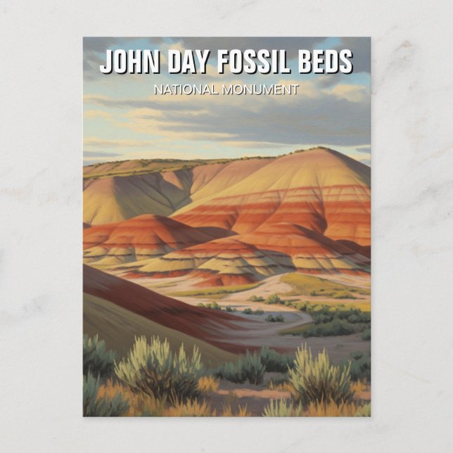 Postal John Day Fossil Beds National Monument Oregon (Anverso)