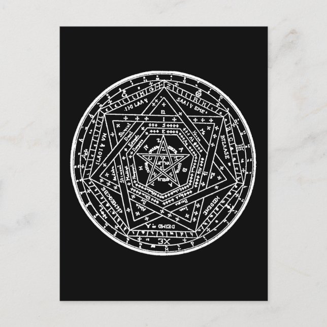 Postal John Dee Tablet (Anverso)