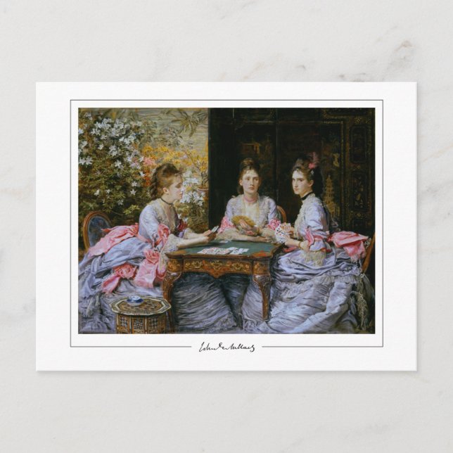 Postal John Everett Millais #2 - Postcard Bella Artes (Anverso)