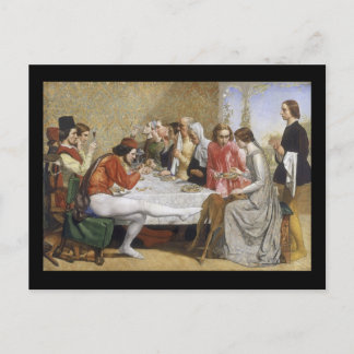 Postal John Everett Millais Isabella