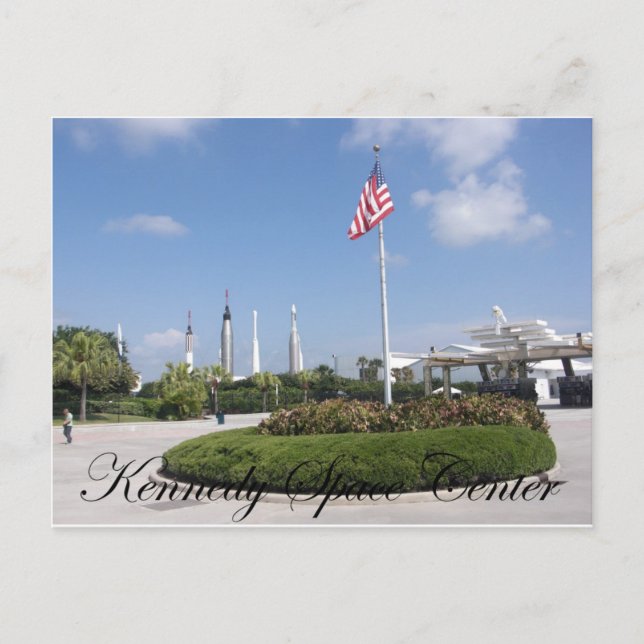 Postal John F. Centro Espacial Kennedy (Anverso)