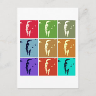 Postal John F Kennedy/JFK Pop Art