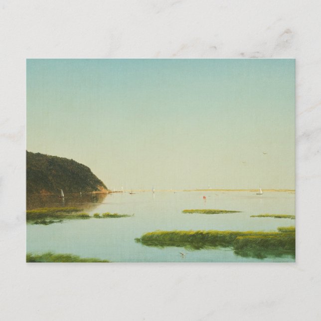 Postal John Frederick Kensett - Vista de Shrewsbury (Anverso)