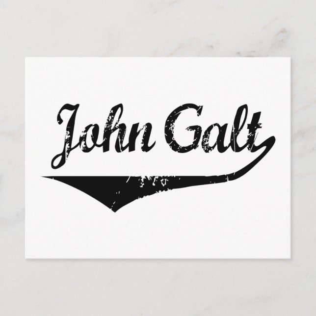 Postal John Galt (Anverso)