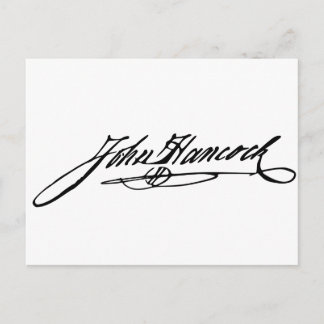 Postal John Hancock Signature