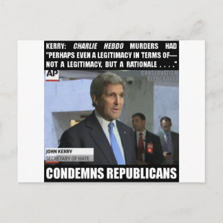 Postal John Kerry: Secretario de Odio