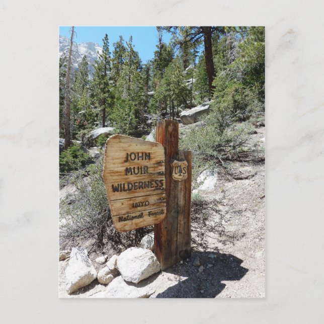 Postal John Muir Wilderness (Anverso)