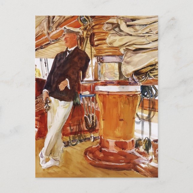 Postal John Sargent- Capitán Herbert M. Sears (Anverso)