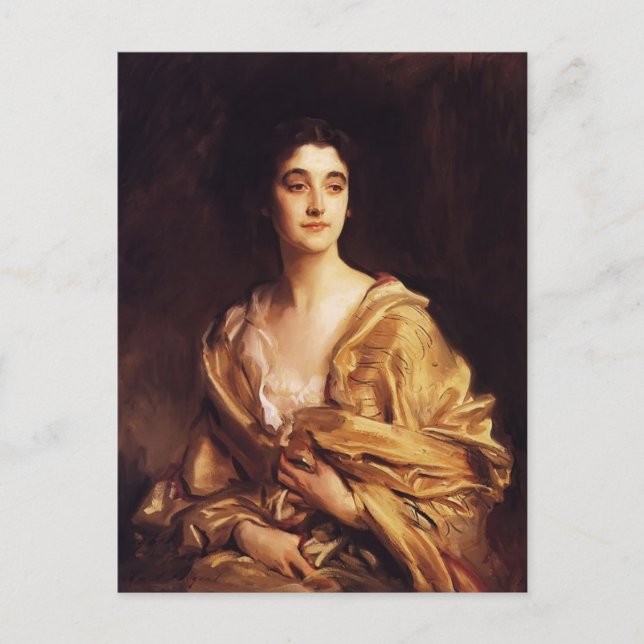 Postal John Sargent- La condesa de Rocksavage (Anverso)