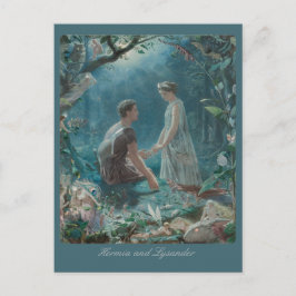 Postal John Simmons Hermia y Lysander MidSummer C0751